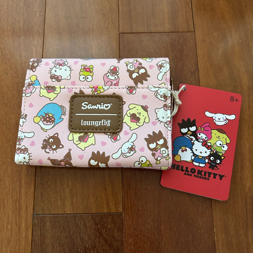 Loungefly Hello Kitty And Friends Sweet Treat Mini Flap Wallet